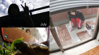 【 VLOG 】家の中で楽しむ夏。/ 掃除 / IKEA / ベランダ