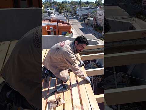 TABLAS para PÉRGOLA ✅️ #shortsviral #viral #viralvideo #shorts #carpintería #carpenter #madera