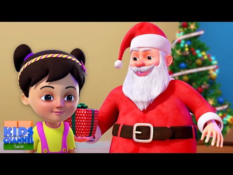 Christmas Aya, கிறிஸ்துமஸ் ஐயா, Baby Songs and KIds Rhymes in Tamil, Jingle Bells Cartoon