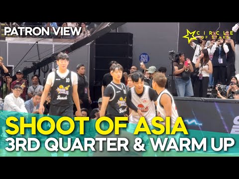 3rd Quarter & Warm Up Exercise | Kuys Showtime vs Rising Eagle | BENCH Shoot of Asia