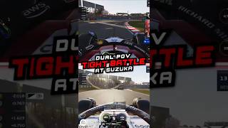On. The. Edge 🤏😱 Dual-POV battle around SUZUKA! 🎌