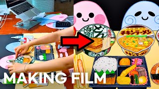 일본 편의점 먹방 메이킹 필름! Japanese Convenience Store Food Mukbang Making Film!