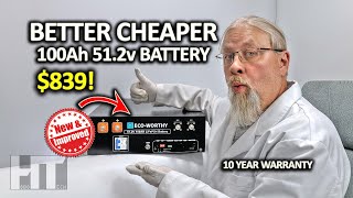 ECO-WORTHY 100Ah "Version 3" 51.2v Battery | Solar | Off Grid | Backup