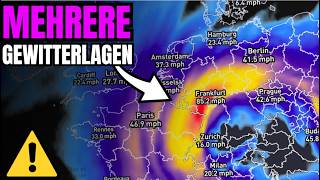 Ab Wochenmitte heftige Lagen möglich...