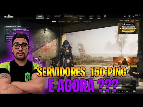 FIM DO PUBG ? SERVIDORES COM 150 DE PING!!