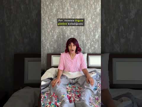 Anneye sürpriz hediye almak 😂