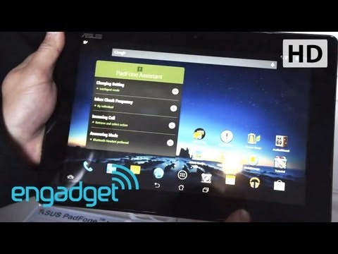 (ENGLISH) ASUS PadFone Infinity Hands-on at MWC 2013 - Engadget