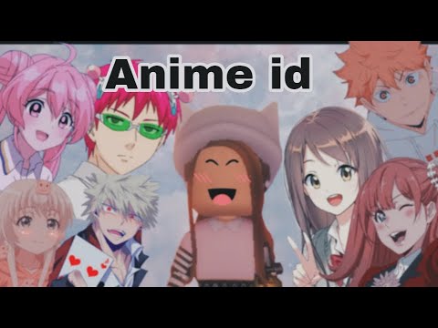 roblox id picture codes anime