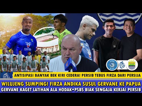 🔵SELAMAT DATANG FIRZA ANDIKA🔥BEK KIRI PERSIJA DITEBUS PERSIB😱GERVANE TERKEJUT LATIHAN ALA HODAK!