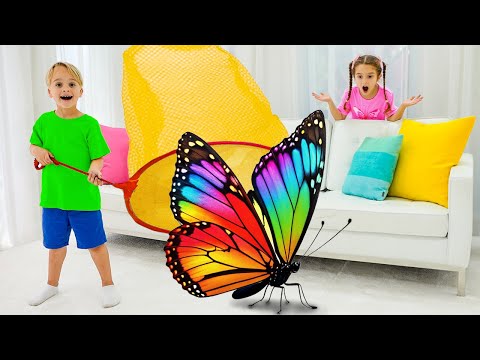 Insekten fangen zu Hause – Kinder lernen etwas über Insekten und die Natur