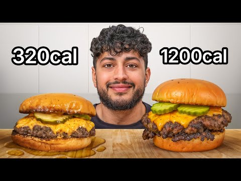 320 cal vs 1200 cal Smash Burger