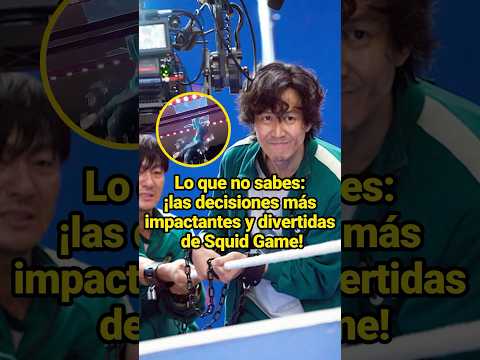 Lo que no sabes: ¡las decisiones impactantes y divertidas de Squid Game!#celebrity #SquidGame