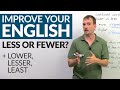 Understanding 'Lower' and 'Less' Usage