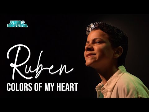 RUBEN - COLORS OF MY HEART ❤️ [OFFICIAL MUSIC VIDEO] | JUNIOR SONGFESTIVAL 2024 🇳🇱