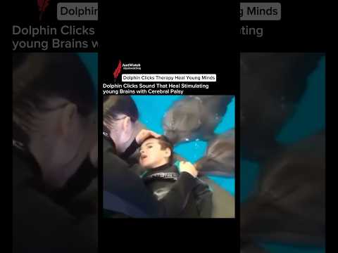 Dolphin Help young brains with Cerebral Palsy #brainhealing #wildlife #shorts
