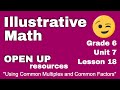 Common Factors and Multiples Problems