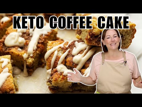 Keto Cinnamon Swirl Coffee Cake