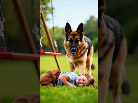 Heroic Golden Retriever Rescues Baby After Swing Accident! 🐶👶❤