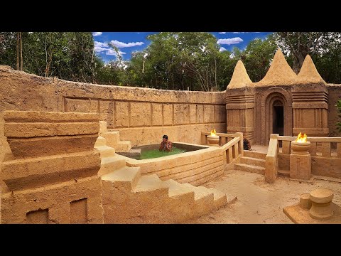 Build Underground Dynasty House And Swimming Pool