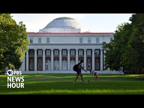 YouTube video thumbnail: Another University Declines Trump's Offer for Priority Funding