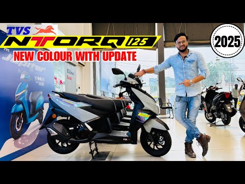 All New 2025 TVS Ntorq 125 : Nardo Gray Detailed Review | On Road Price | New Features | New Update