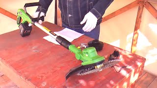 Як зібрать Аккумуляторный триммер Procraft PTA24BL . Особливості використання, практична робота.