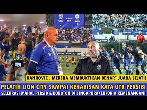 🔵BIKIN PANAS LION! SAAT PERSIB SELEBRASI DI MARKAS LION😱PELATIH LION AKUI PERSIB SANGAT K3JAM!