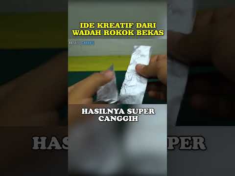 ide kreatif bungkus rokok bekas #diy #tutorial #youtube #kreatif #short