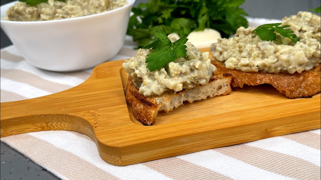 НАМАЗКА на хлеб всего из 3х основных продуктов! В составе нет грибов, а вкус их чувствуется! ВКУСНО!