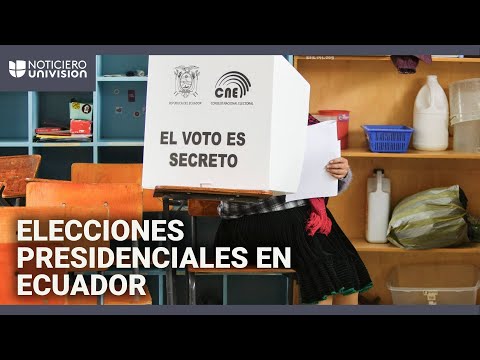 Elecciones presidenciales en Ecuador: más de 13 millones de ciudadanos convocados a las urnas