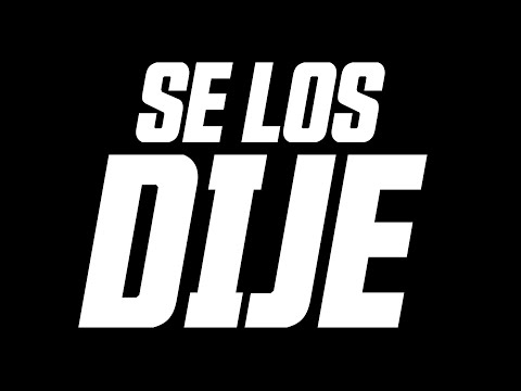 SE LOS DIJE!