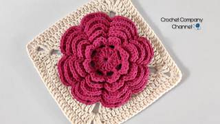 وحده مربعه كروشيه _ Crochet Square motif