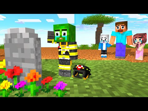 Monster School : Zombie x Squid Game ORIGIN of Zombie Firefighter - Minecraft Animation