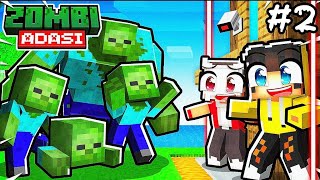 Tehlikeli Zombilere Karşı EN GÜVENLİKLİ Evi İnşa Ettik! #2 🔨 | Minecraft Zombi Adası