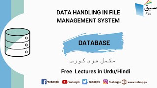 Data Handling in File Management System