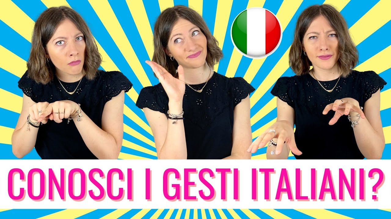 TEST sui GESTI ITALIANI: Quanti ne conosci Riesci a capire gli italiani quando Gesticolano