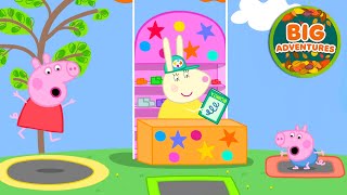 Peppa Pig's BIG Trampoline Park Adventure! 🤩Peppa & George: Outdoor Fun | Cartoon for Kids | 48 Mins