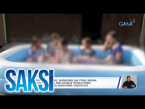 Task Force El Niño humiling na itigil muna ang paggamit ng inflatable