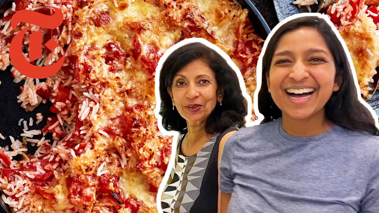 Priya and Her Mom's Cheesy Tomato Rice Cook #WithMe