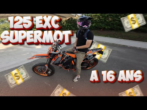 PRÉSENTATION / TEST KTM 125EXC SUPERMOT 🔥