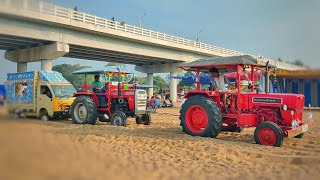 New Mahindra 575 Di XP Plus Tractor Pulling Mahindra tractor in River | Mahindra tractor power | CFV