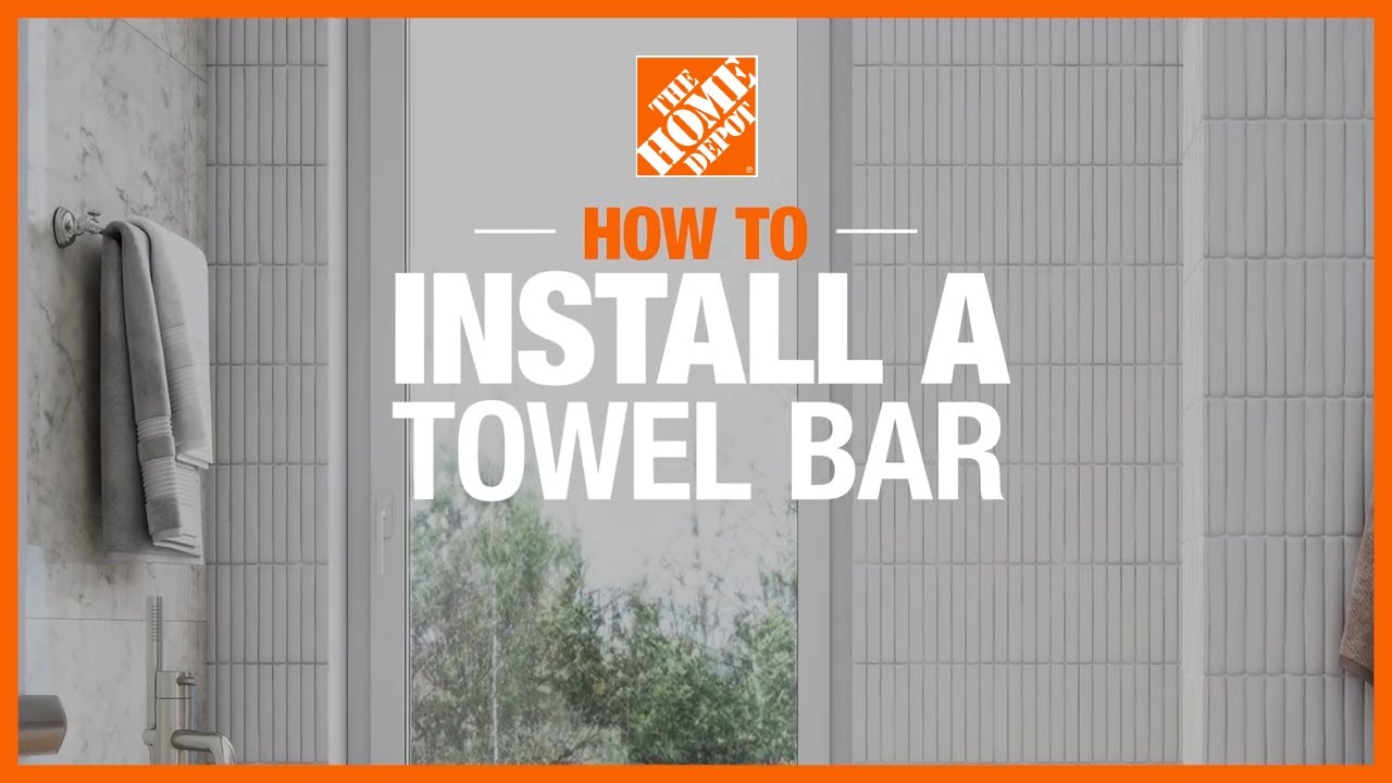 How to Install a Towel Bar 