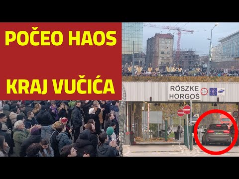 POČELO JE - STUDENTI KREĆU - POČELO RUŠENJE VUČIĆA - IVICA DAČIĆ ZAUSTAVLJEN NA GRANICI!