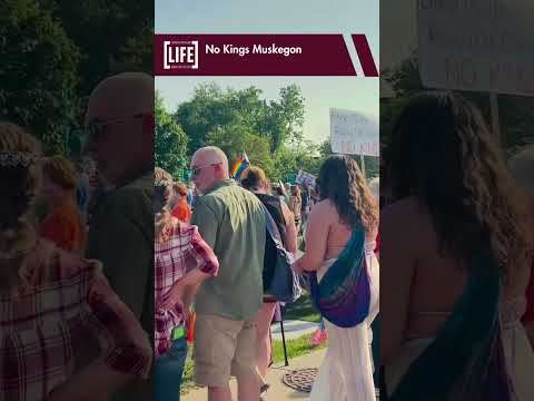 No Kings Protest Muskegon, Michigan