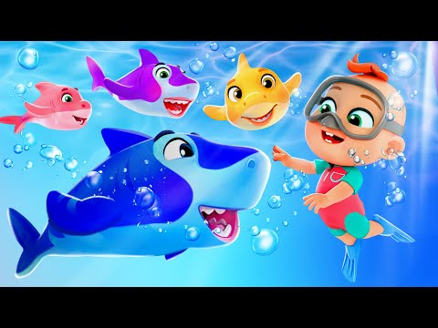 Baby Shark | Lalafun Nursery Rhymes & Kids Songs