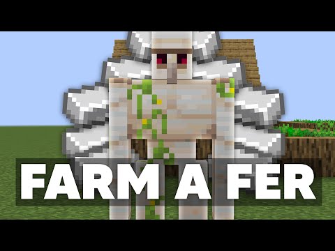 Comment faire une Farm à Fer sur Minecraft ! #Shorts