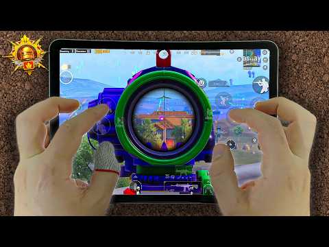 INTENSE HANDCAM 1v4 😱 iPad Pro M2 PUBG Mobile Gameplay 🔥 120FPS + Smooth + FULL GYRO