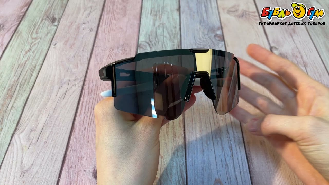 Очки солнцезащитные Lanson Kids темно-серые - видео