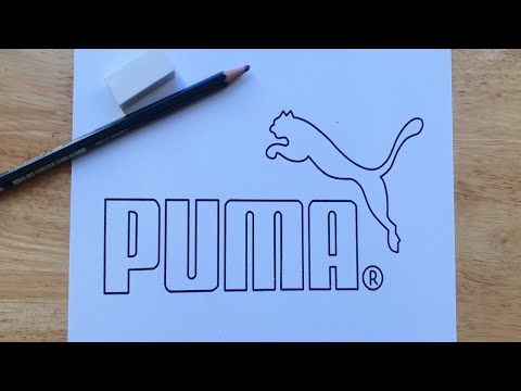 Puma Logo Drawing - How To Draw PUMA LOGO For Beginners