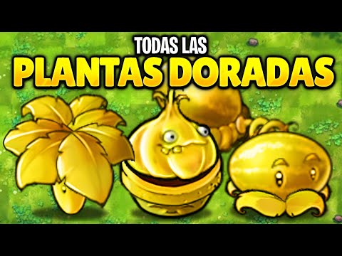 TODAS las PLANTAS DORADAS en Plantas Vs. Zombies Fusion Mod.